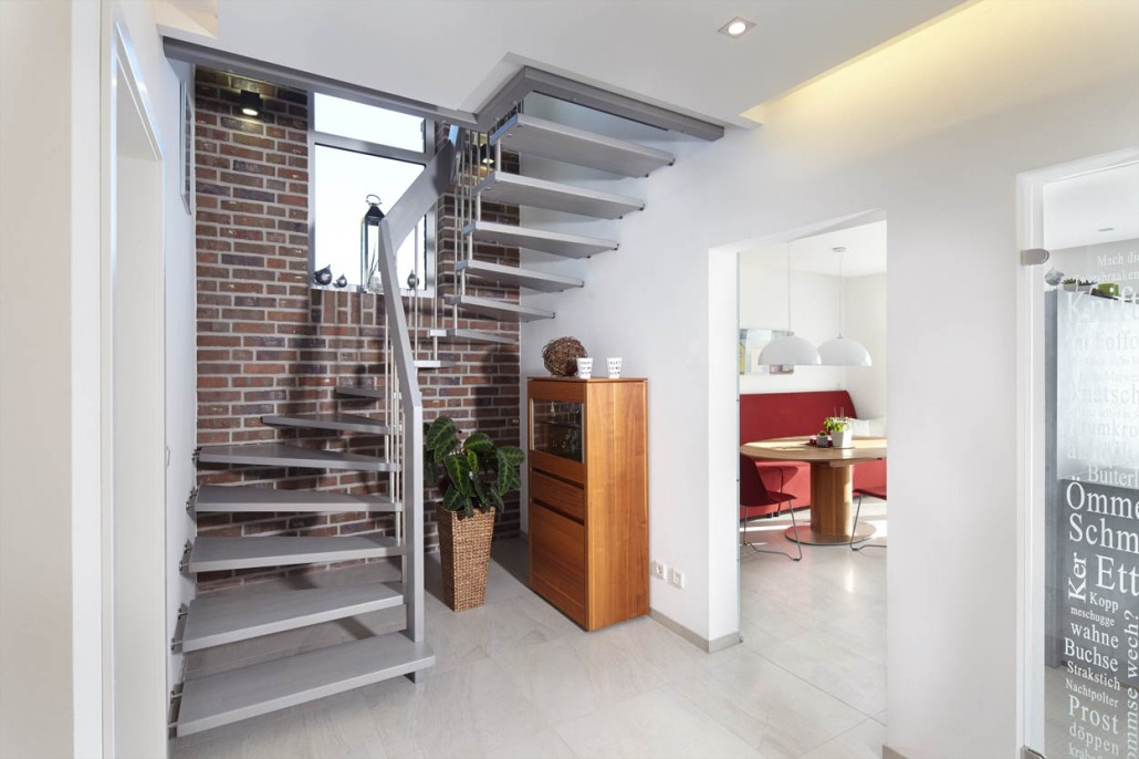 Handlauftreppe country haus hegers treppen